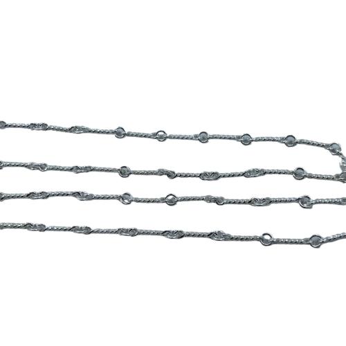 925 Sterling Silver Chains, DIY, silver color, Sold By G