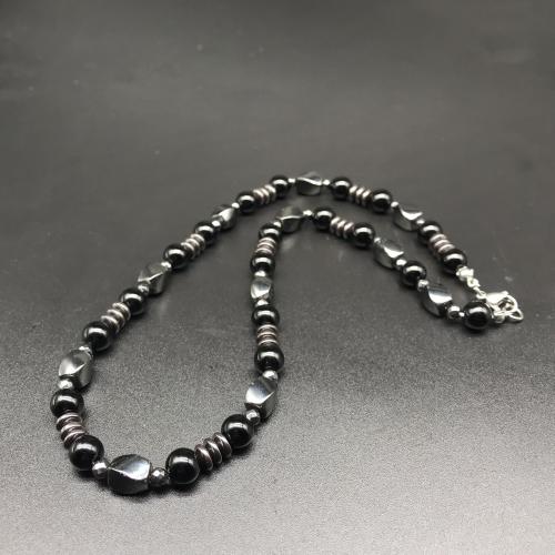 Edelstein Schmuck Halskette, Naturstein, mit 316 Edelstahl, Modeschmuck & unisex, keine, Länge ca. 45 cm, verkauft von PC