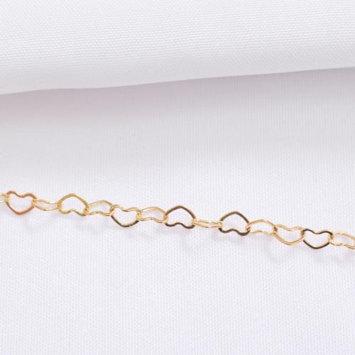 Brass Necklace Chain gold color plated DIY nickel lead & cadmium free Sold By m