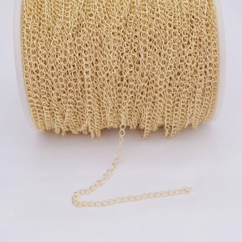 Brass Necklace Chain plated DIY nickel lead & cadmium free 3mm Sold By m