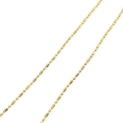 Brass Ball Chain gold color plated DIY nickel lead & cadmium free Sold By m