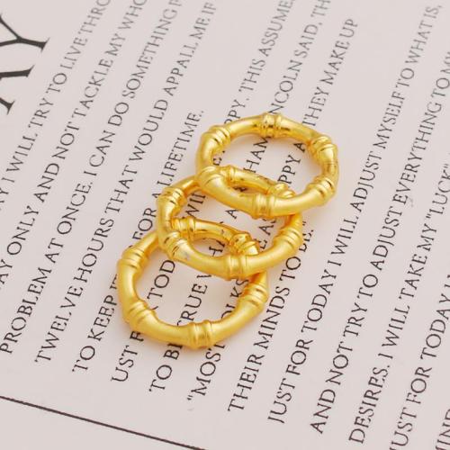 Cink Alloy Povezivanje Ring, zlatna boja pozlaćen, možete DIY, nikal, olovo i kadmij besplatno, 18mm, Prodano By PC