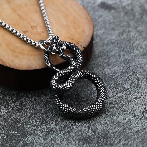 Stainless Steel Animal Pendants, 304 Stainless Steel, Snake, polished, different styles for choice, original color, Sold By PC