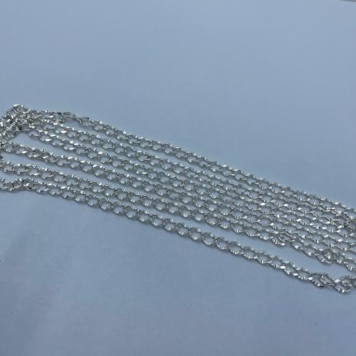 925 Sterling Silver Chains DIY silver color 5mm Sold By G