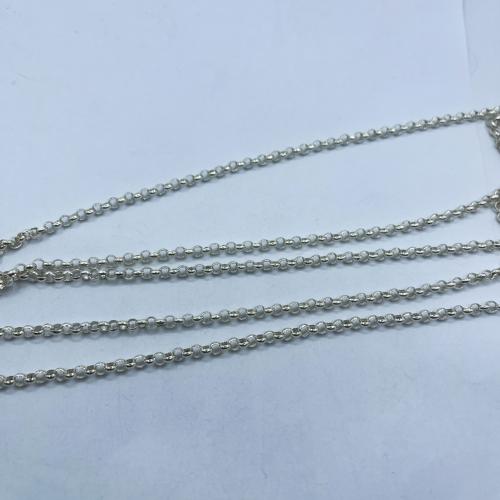 925 Sterling Silver Chains, DIY & different size for choice, silver color, Sold By G