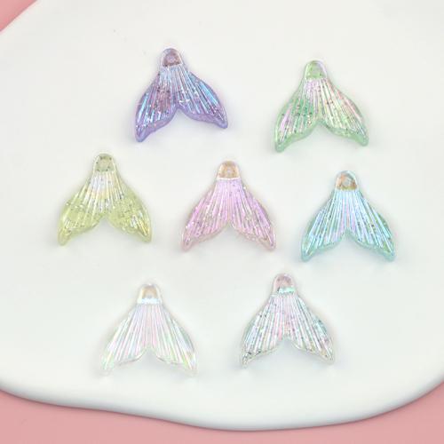 Acrylic Pendants, Mermaid tail, DIY & epoxy gel, more colors for choice, Sold By PC