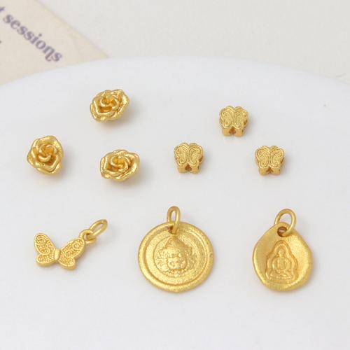 Brass Jewelry Pendants, gold color plated, DIY & different styles for choice, more colors for choice, nickel, lead & cadmium free, Sold By PC