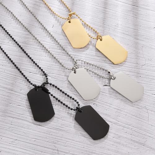Titanium Steel Necklace, plated, for man, more colors for choice, Sold By PC
