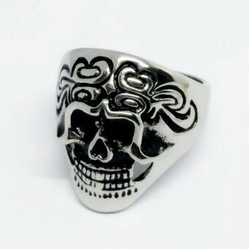 Zinc Alloy Finger Ring & for man silver color Sold By PC