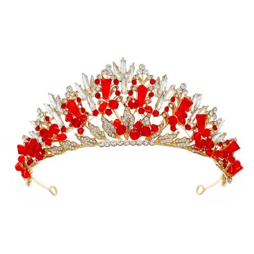 Bridal Tiaras Zinc Alloy handmade fashion jewelry & for woman & with rhinestone Sold By PC