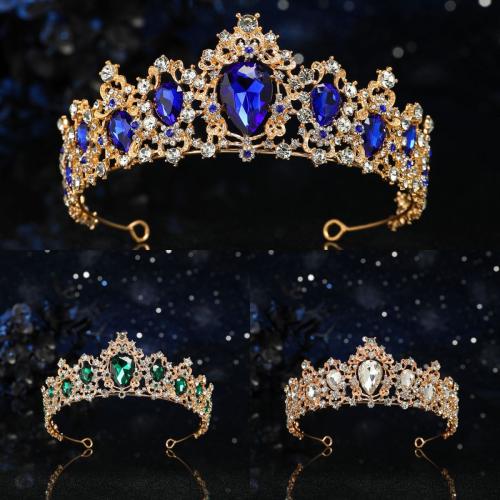 Bridal Tiaras Zinc Alloy for woman & with rhinestone diameter 140mm height 60mm Sold By PC