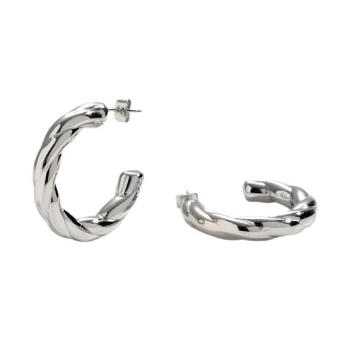 Titanium Steel  Earring Vacuum Ion Plating & for woman Sold By Pair