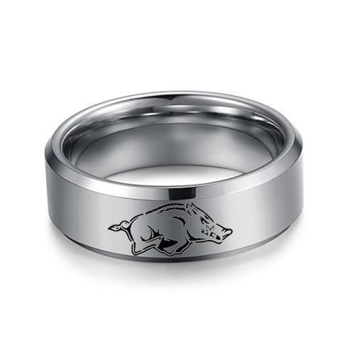 Titanium Čelik Finger Ring, bez spolne razlike & različite veličine za izbor, više boja za izbor, Prodano By PC