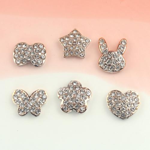 Hair Accessories DIY Findings, ABS Plastic, different styles for choice & with rhinestone, more colors for choice, Sold By PC
