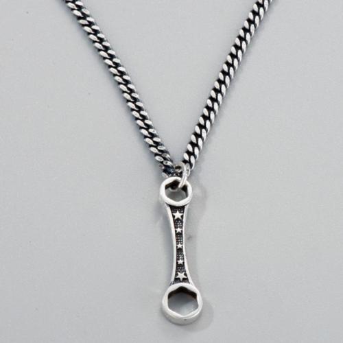 925 Sterling Silver Pendant, DIY, 30.50x7.50mm, Sold By PC