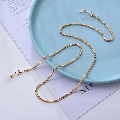 Glasses Holder, Copper Alloy, plated, fashion jewelry, more colors for choice, Length:70 cm, Sold By PC