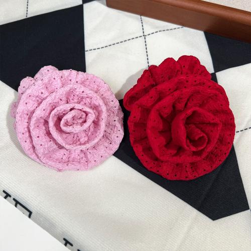 Ponytail Holder, Cloth, Flower, handmade, for woman, more colors for choice, Sold By PC