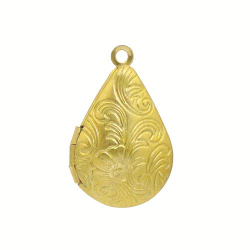 Colgantes de medallón de cobre amarillo, metal, con locket de la foto & diferentes estilos para la opción, más colores para la opción, Vendido por UD