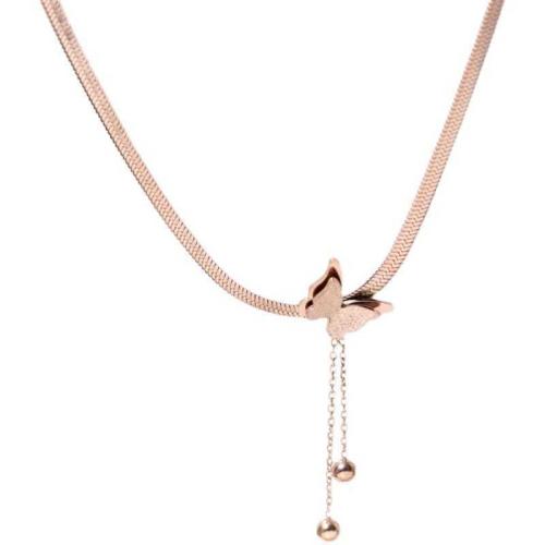 Titanstahl Halskette, plattiert, für Frau, keine, Länge:ca. 41-50 cm, verkauft von PC