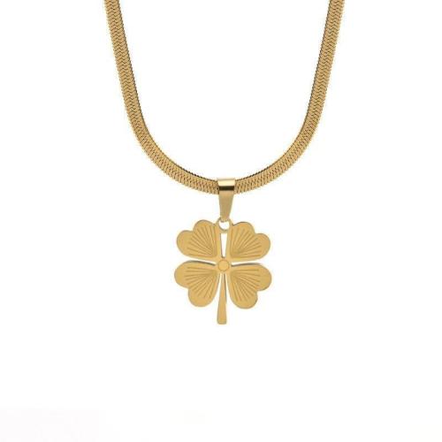 Titanstahl Halskette, plattiert, verschiedene Stile für Wahl & für Frau, goldfarben, Länge ca. 41-50 cm, verkauft von PC