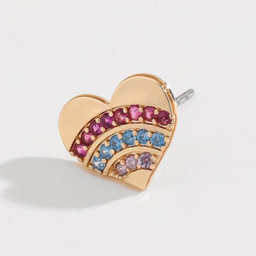 Micro zirconi Pave ottone Jewelry Set, stili diversi per la scelta & Micro spianare cubic zirconia & per la donna, dorato, Venduto da PC