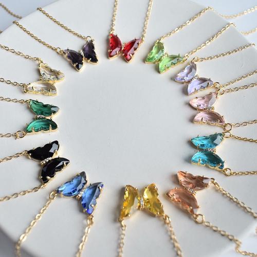 Кубический циркон микро проложить латуни ожерелье, Латунь, с 5cm наполнитель цепи, инкрустированное микро кубического циркония & Женский, Много цветов для выбора, длина:42 см, продается PC