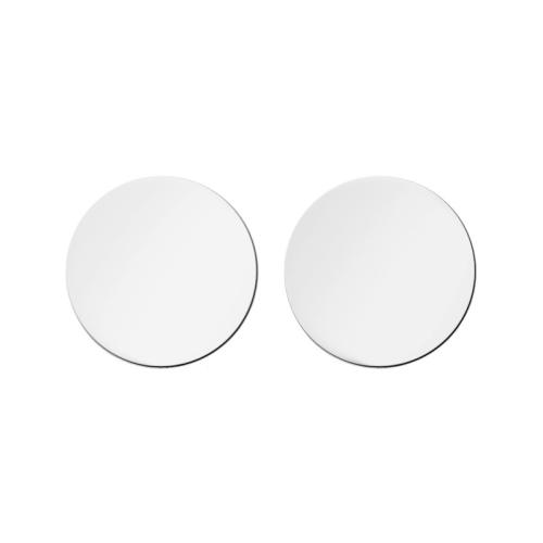 925 Sterling Silver Stud Earring, Flat Round, different size for choice & for woman, more colors for choice, Sold By Pair