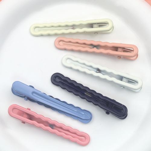 Hair Clip Findings, Iron, DIY, more colors for choice, 60x9mm, Sold By PC