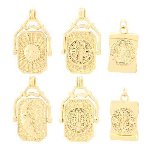 Brass Jewelry Pendants, gold color plated, fashion jewelry & DIY & different styles for choice, more colors for choice, nickel, lead & cadmium free, Sold By PC