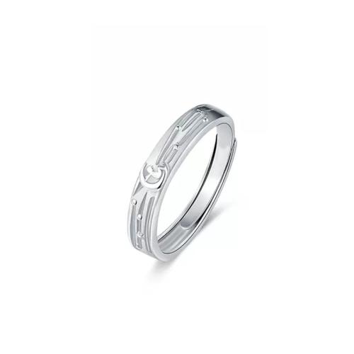 Anéis Couple dedo, cobre, joias de moda & unissex & Vario tipos a sua escolha, tamanho:7, vendido por PC