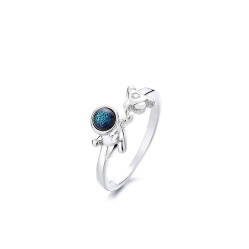 Brass δάχτυλο του δακτυλίου, Ορείχαλκος, με Γυάλινα, κοσμήματα μόδας & για άνδρες και γυναίκες & διαφορετικά στυλ για την επιλογή, Μέγεθος:7, Sold Με PC