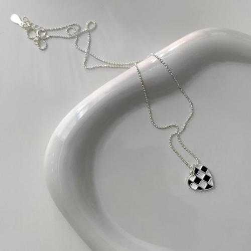 Messing Halskette, Herz, Modeschmuck & für Frau, keine, Länge ca. 45 cm, verkauft von PC