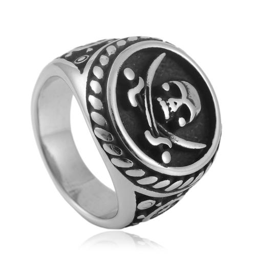 Палец кольцо из нержавеющей стали, Нержавеющая сталь 304, полированный, ювелирные изделия моды & разный размер для выбора & Мужский, Много цветов для выбора, width 20mm, продается PC