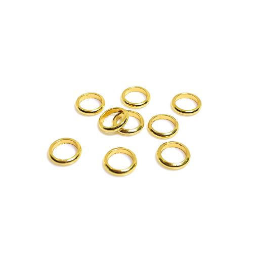 Brass Linking Ring Donut plated DIY nickel lead & cadmium free Approx Sold By Bag