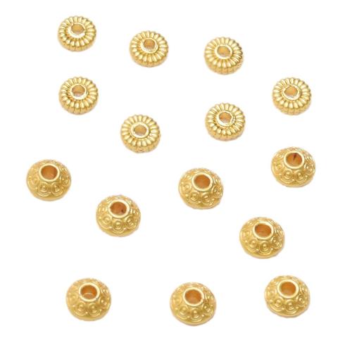Zinc Alloy Spacer Beads gold color plated DIY nickel lead & cadmium free Approx Sold By Bag