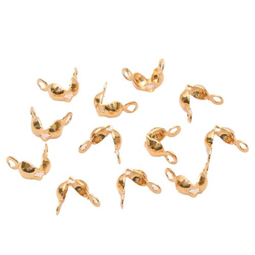 Brass Ball Chain Connector gold color plated DIY nickel lead & cadmium free Approx Sold By Bag