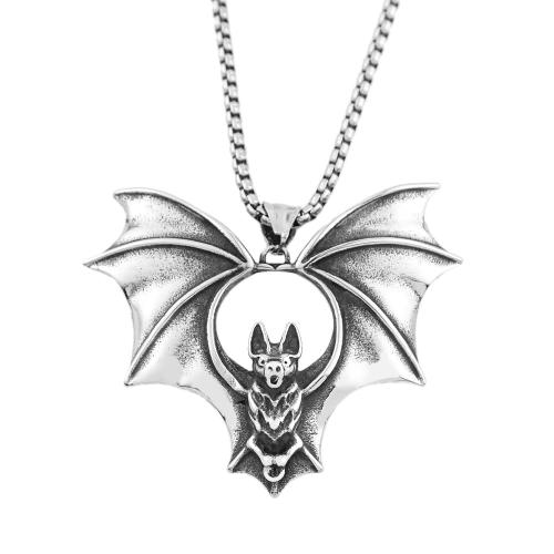 Stainless Steel Animal Pendants 304 Stainless Steel Bat polished original color Sold By PC