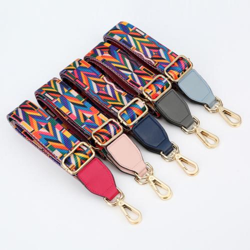 Fashion Luggage and Bag Accessories, Tibetan Style, with Cotton, Adjustable & for woman, more colors for choice, Shoulder width 3.8cm, length: 85-140cm, Sold By PC