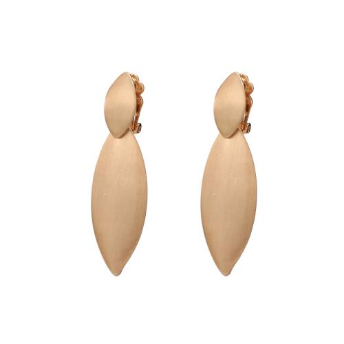 Zinklegierung Ohrring Clip, Modeschmuck & für Frau, keine, 55x16mm, 2PCs/Tasche, verkauft von Tasche