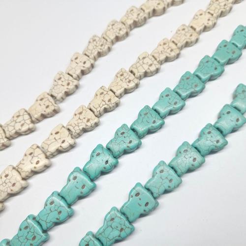Turquoise Beads, fashion jewelry & DIY, more colors for choice, 18x20mm, Approx 20PCs/Strand, Sold By Strand