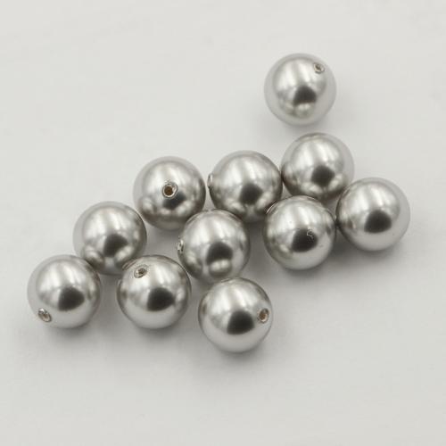 Österreichischer Kristall Perle, rund, DIY & verschiedene Größen vorhanden & halbgebohrt, verkauft von PC