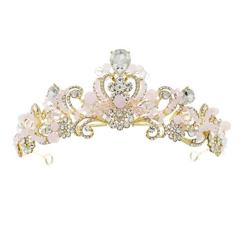 Bridal Tiaras, Tibetan Style, with Crystal, fashion jewelry & for woman & with rhinestone, Sold By PC