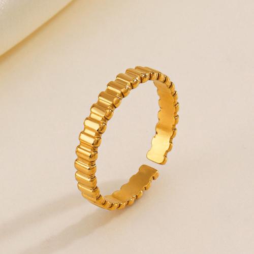 Stainless Steel Finger Ring 304 Stainless Steel fashion jewelry & for woman diameter 17mm Sold By PC