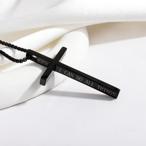 Edelstahl Schmuck Halskette, 304 Edelstahl, mit Titanstahl, plattiert, unisex, keine, verkauft von PC