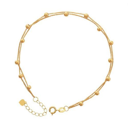 Bijoux bracelet en acier inoxydable, Acier inoxydable 304, fait à la main, pour femme, doré, Longueur:20 cm, Vendu par PC
