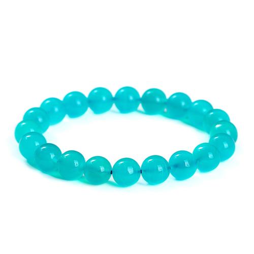 ​Amazonite​ Bracelet, Round, handmade, different size for choice & for woman, Length:Approx 7-8 Inch, Sold By PC