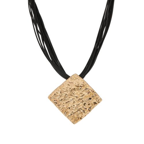Zinc Alloy smykker halskæde, med Voks, med 5cm extender kæde, mode smykker & for kvinde, gylden, Længde Ca. 40 cm, 2pc'er/Bag, Solgt af Bag