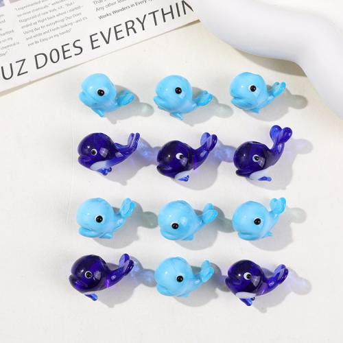 Lampwork Beads Whale fashion jewelry & DIY Sold By PC