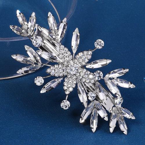 Alligator Hair Clip Zinc Alloy & for woman & with rhinestone Sold By PC