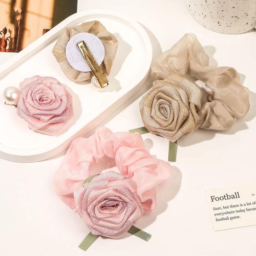 Mixed Hair Accessories, Cloth, Flower, handmade, different styles for choice & for woman, more colors for choice, Sold By PC